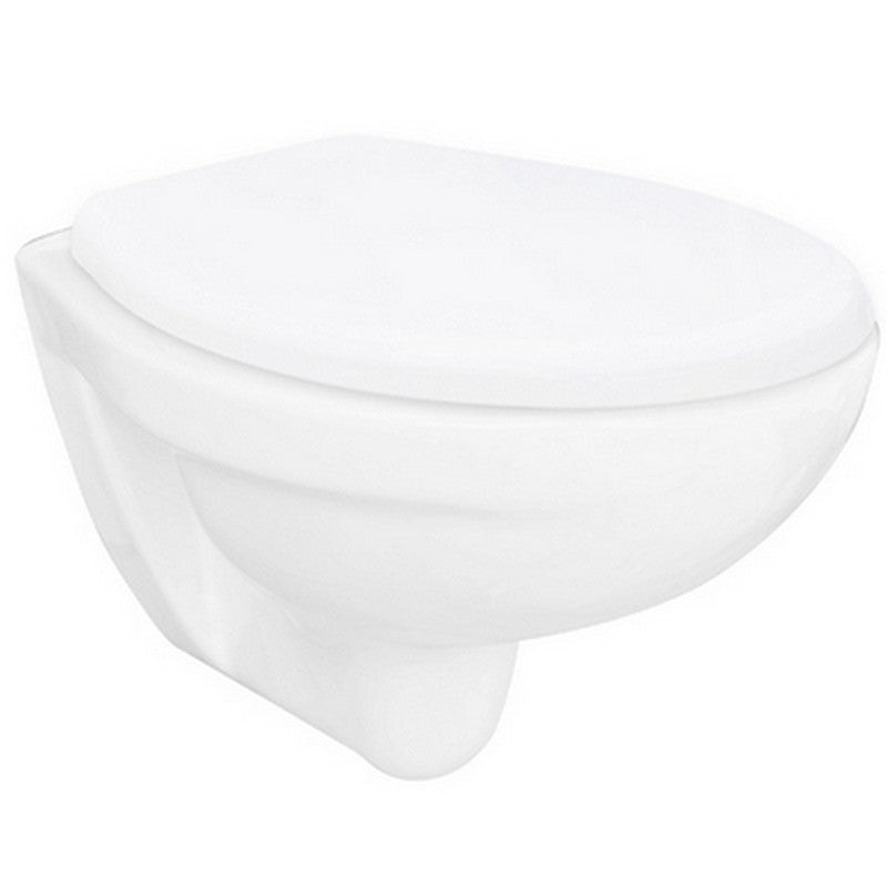 Vaso sospeso felce in porcellana bianca