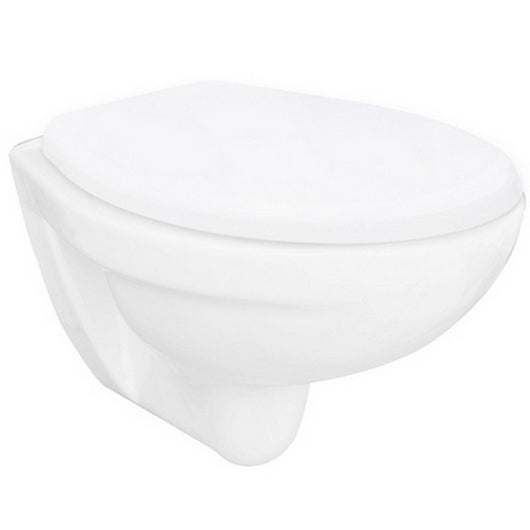 Vaso sospeso felce in porcellana bianca