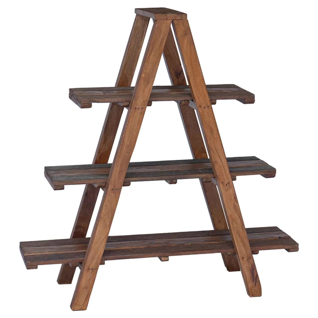 Scaffale pieghevole con lo scaffale Marrone 79.5 x 35 x 112 cm CFW7890877