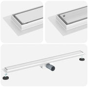 Drenaggio doccia 2 in 1 Argento 90 cm Acciaio Inox 304 CFW7578721