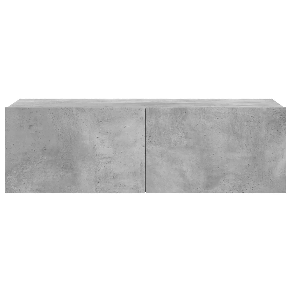 Mobile Porta TV Grigio Cemento 100x30x30 cm in Truciolato cod mxl 33994
