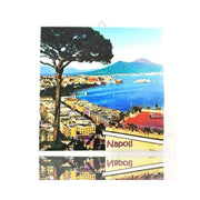 Trade Shop - Quadretto Piastrella Decorativa Porta Fortuna Ceramica Cartolina Napoli -