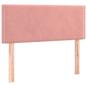 Testiera | Testata Rosa 100x5x78/88 cm in Velluto