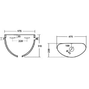 Cassetta alta felce 12 litri