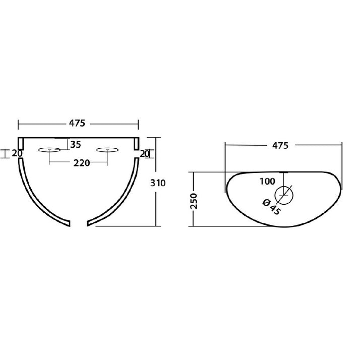 Cassetta alta felce 12 litri
