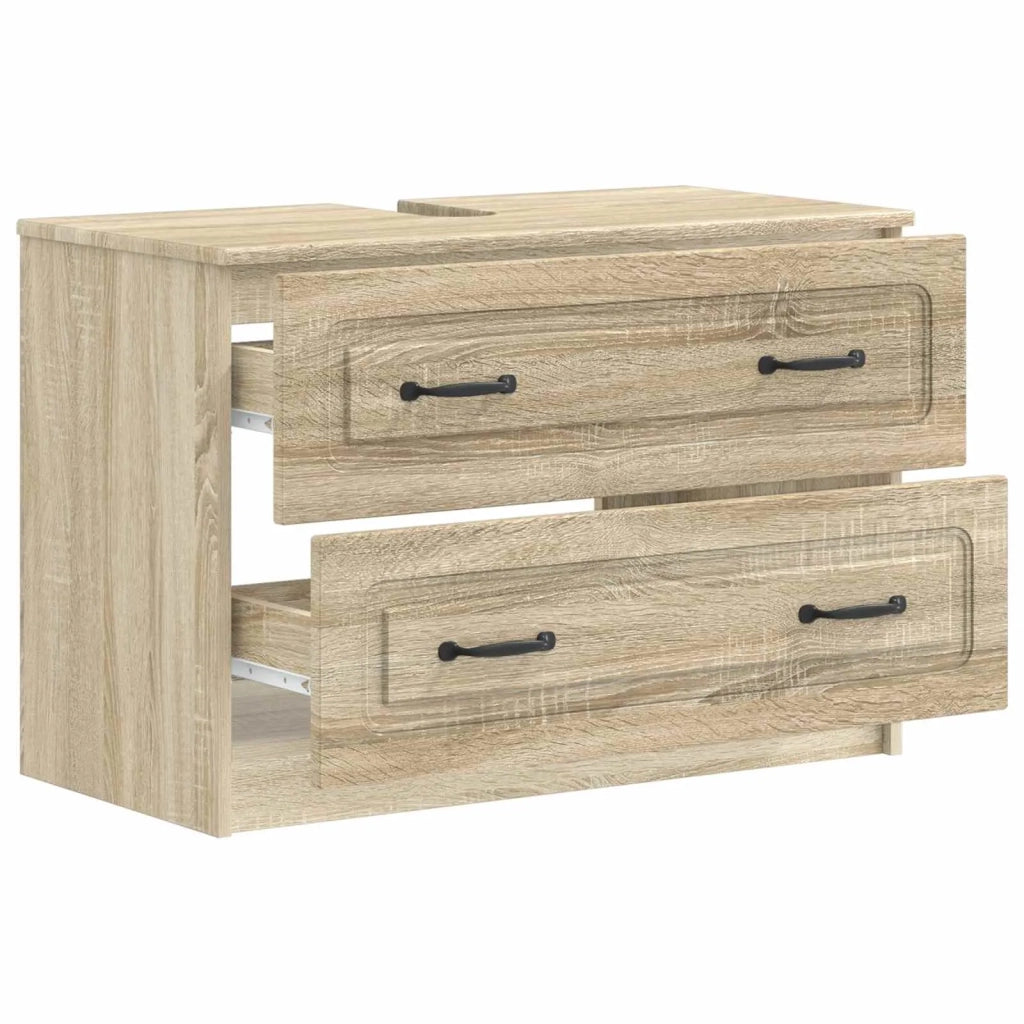 Armadio per Lavabo da Bagno UTRECHT Rovere Sonoma 897677