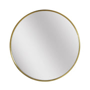 Specchio rotondo Hispanohogar alluminio dorato 80x80x5