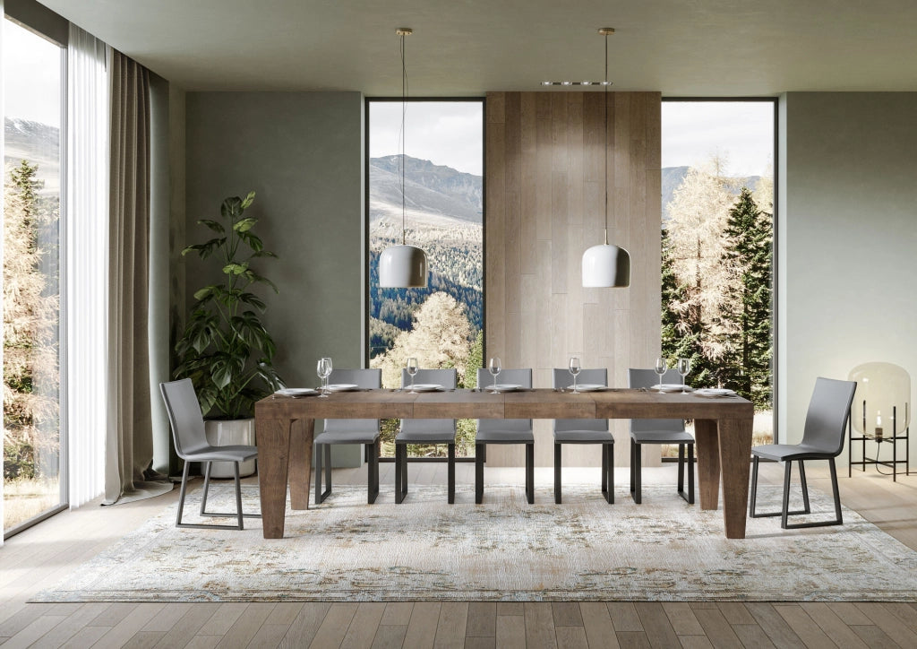 Tavolo allungabile 200/460x90 cm Spimbo Premium noce