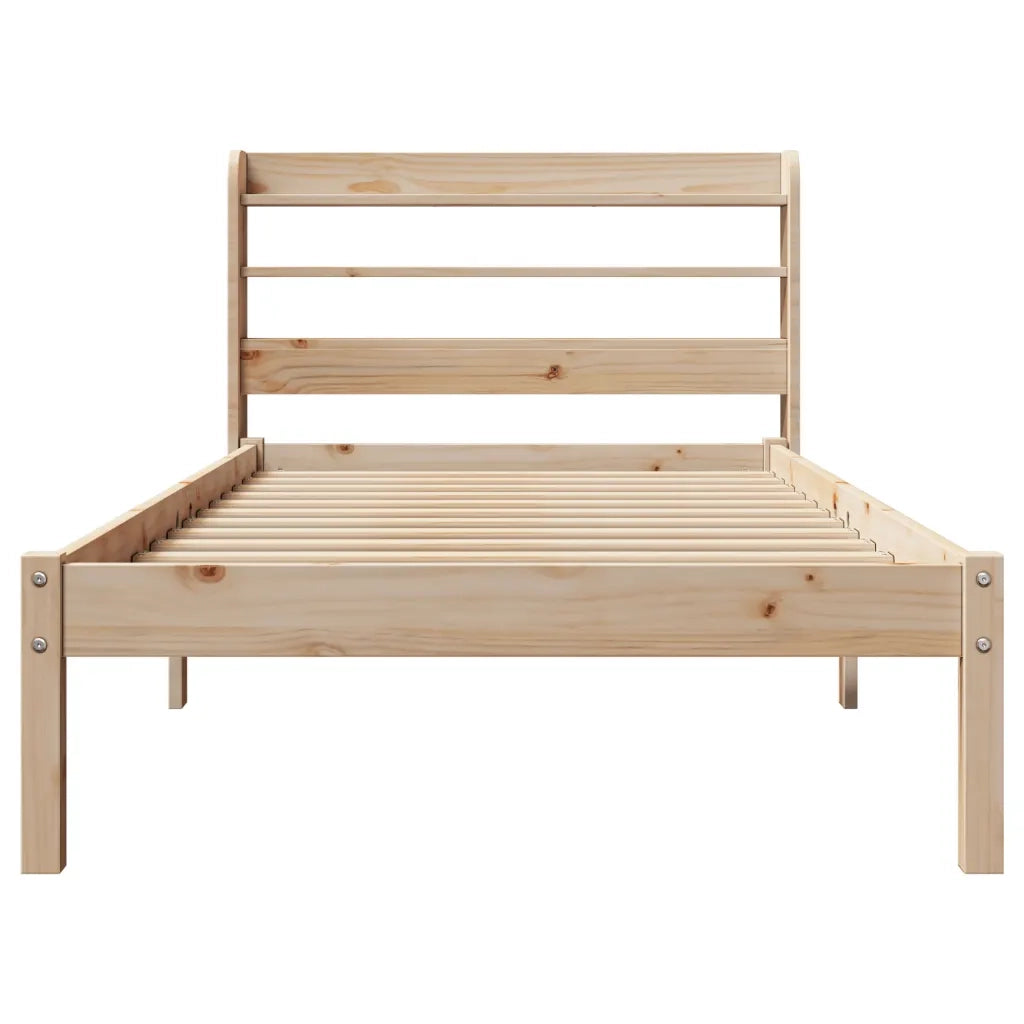 Giroletto senza Materasso 100x200 cm in Legno Massello di Pino 3306537