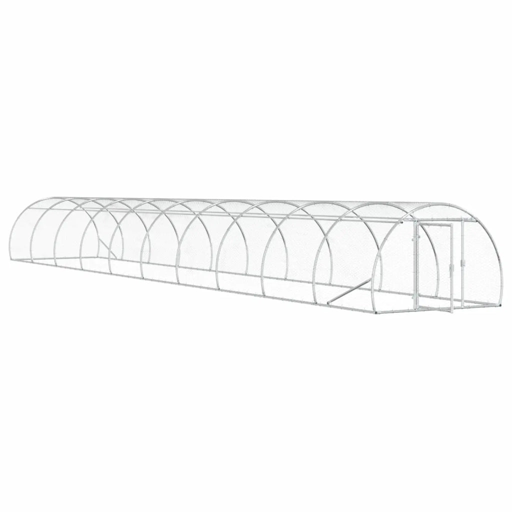 Pollaio Argento 1000 x 150 x 100 cm Acciaio zincato 3434664