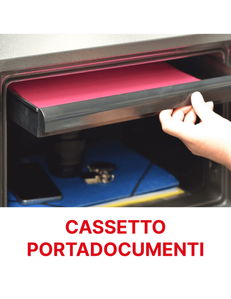Cassaforte ignifuga da installare Vauban, serratura a codice elettronico, 2 catenacci, 19 L – THIRARD