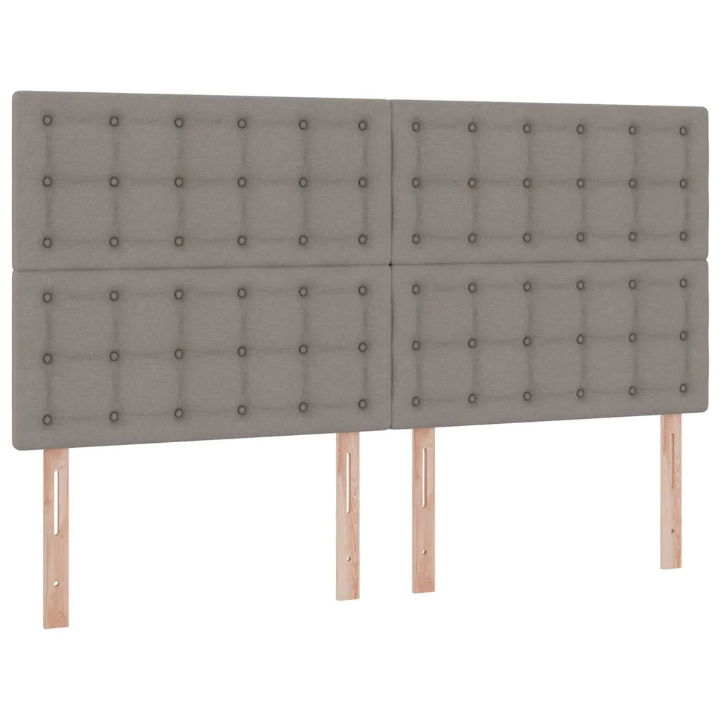 Letto con contenitore LED e materasso Tortora 180 x 200 cm