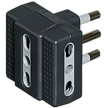 ADATTATORE TRIS 3 BIPASSO SP 16A GR