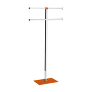 Piantana portasciugamani acciaio inox e resine termoplastiche serie Rainbow Gedy RA31 Arancio Trasparente