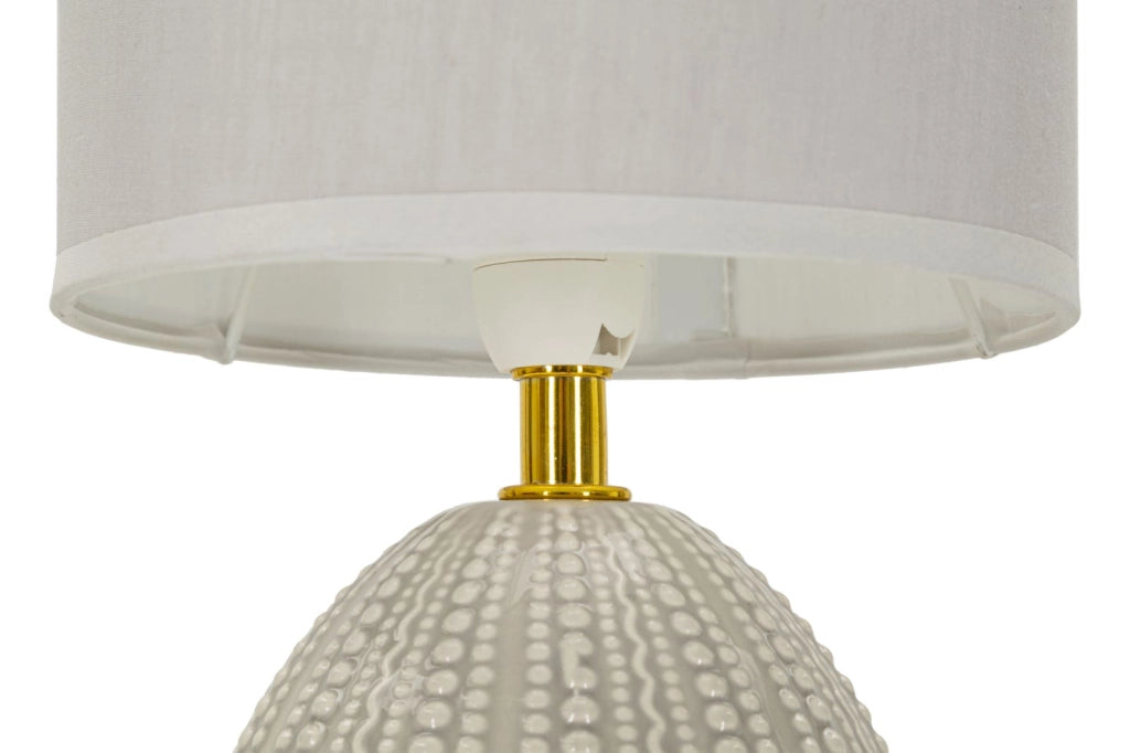 LAMPADA DA COMODINO FLAVI GRIGIA CM Ø 15X30,5