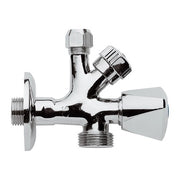 RUBINETTO COMBINATO SOTTOLAVABO-LAVATRICE- 1/2 x 3/4- Remer- pezzi 1