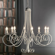 Lampadario 8 luci Pompei