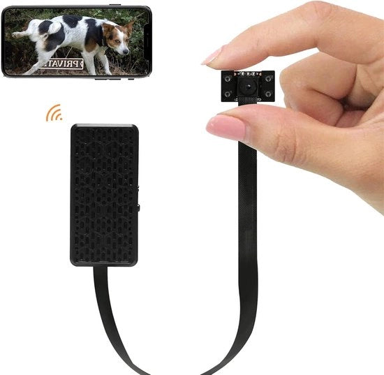Camera di sorveglianza mini 4K Ultra HD per interni con app, Wi-Fi, visione in tempo reale su smartphone con sensore di movimento e visione notturna