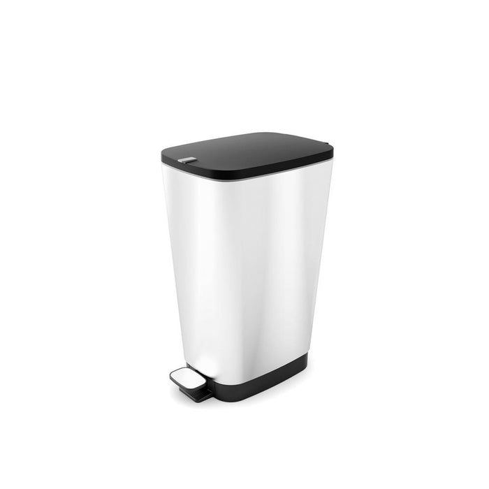 PATTUMIERA CON PEDALE STEEL GRIGIA LT 35