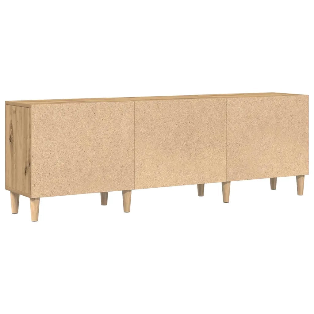 Mobile TV-Credenza per TV-Console TV rovere artigianale 150 x 30 x 50 cm Legno multistrato 571913