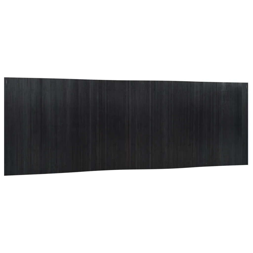 Divisorio Ambienti Nero Larghezza 600 cm Altezza 165 cm in Bambù 377004