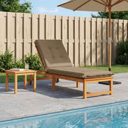 Cuscino per Lettino GEMERT 100% Poliestere Tortora 947366