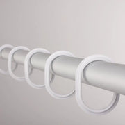 RIDDER Anelli per Tenda da Doccia Bianchi 49301 421542