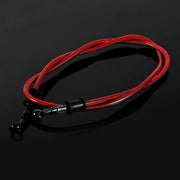 Cavo di freno in acciaio - 50cm/120cm - a cavi - con cavo di collegamento - tubi di raffreddamento per olio - qualità professionale - cavo di freno