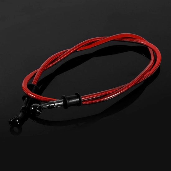Cavo di freno in acciaio - 50cm/120cm - a cavi - con cavo di collegamento - tubi di raffreddamento per olio - qualità professionale - cavo di freno
