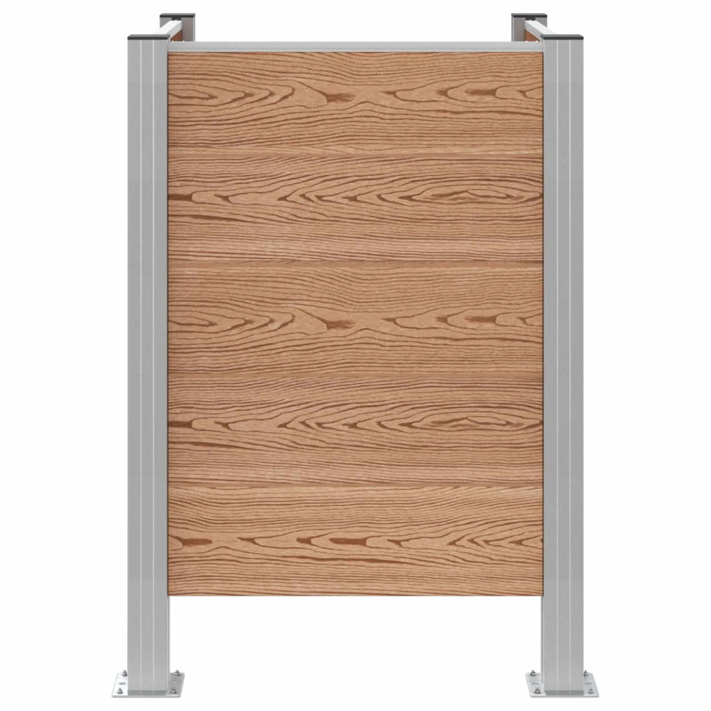 Recinzione Contenitore per Rifiuti Marrone 85 x 85 x 115 cm 42039181