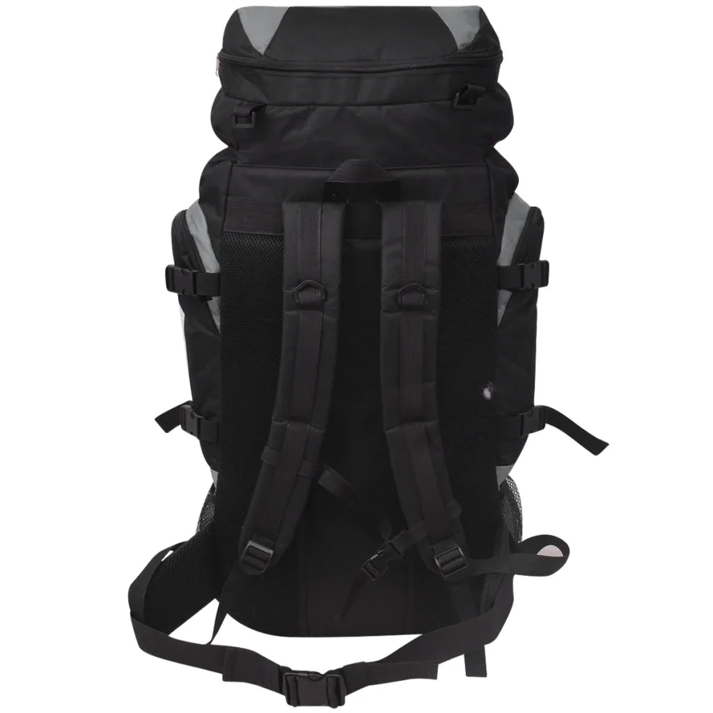 Zaino da Escursioni XXL 75 L Nero e Grigio 91106