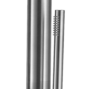 Doccia da Giardino 230x18x42 cm con Miscelatore e Doccetta Sined Chia Inox