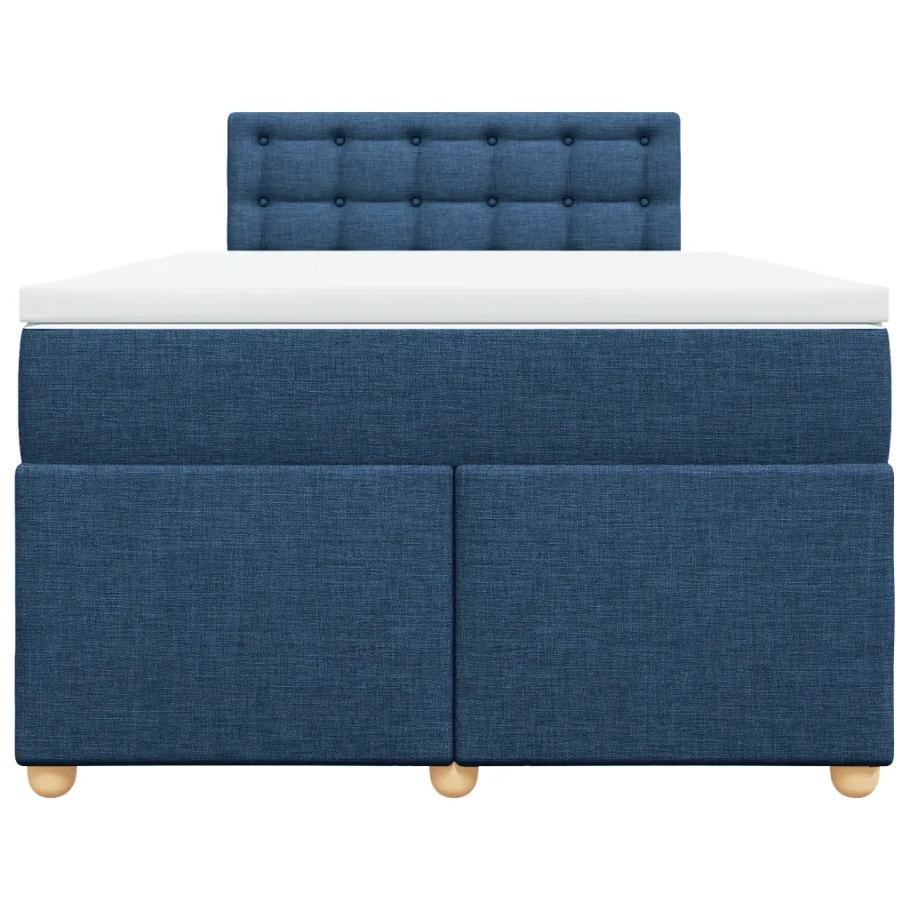 Giroletto a Molle con Materasso Blu 120x200 cm in Tessuto 3286667