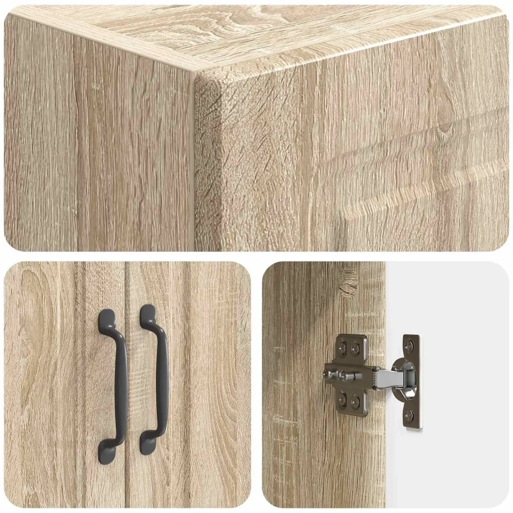 Set di armadi 2 pz Rovere Sonoma Legno ingegnerizzato 3416990