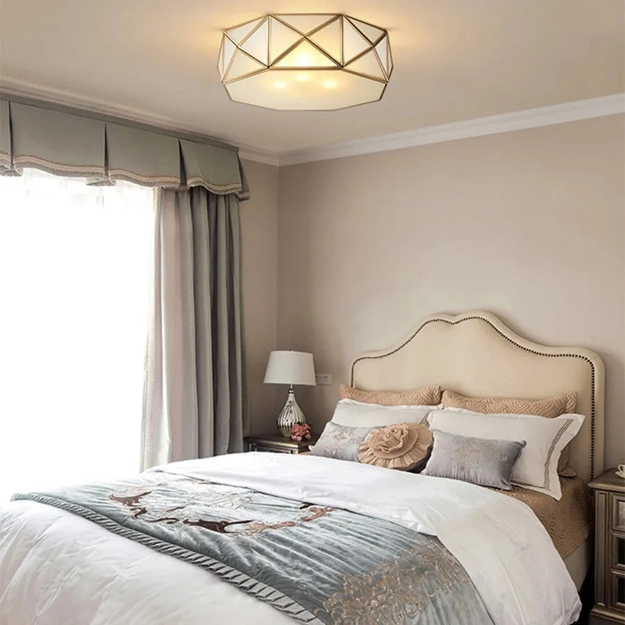 Lampada Da Soffitto 45cm App1239-c Złota