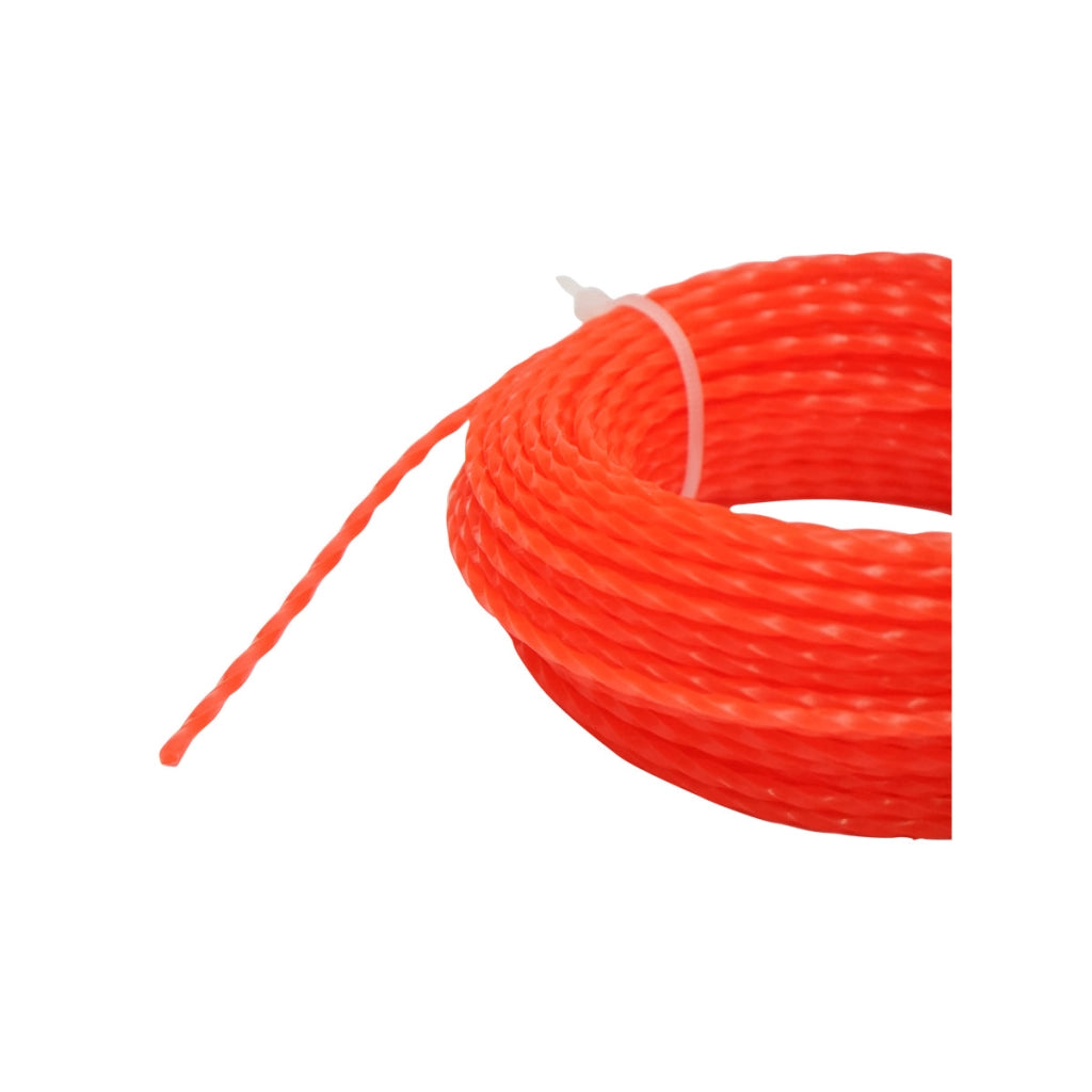Filo quadrato ritorto per decespugliatore 2,4mmx15m Breckner Germany