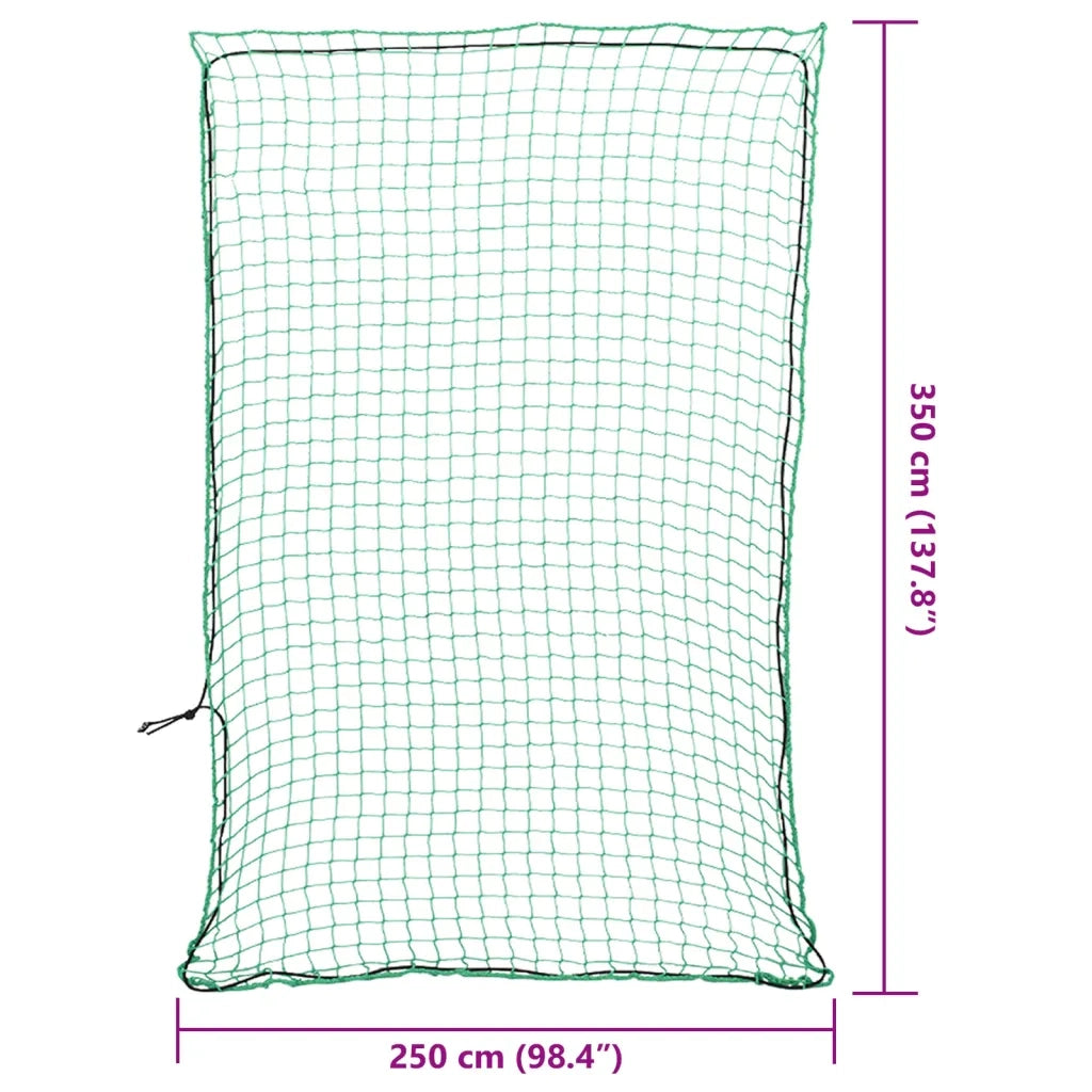 Rete per Rimorchio con Corda Elastica Verde 3,5x2,5 m in PP CFW2709670