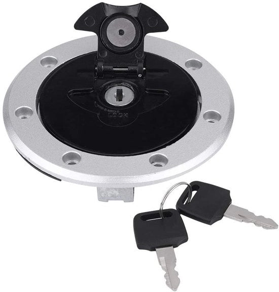 Capotank per ZXR750/ZXR1100 - Acciaio Inossidabile - Nuovo - Con 2 Chiavi - Diametro 11,8 cm - Capotank per Carburante