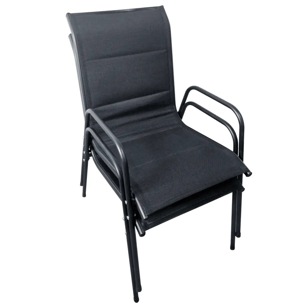 Set da Bistrot 3 pz in Acciaio Nero 43315