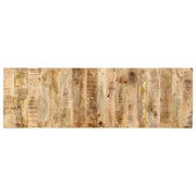 Testiera 160 cm in Legno Massello di Mango Grezzo