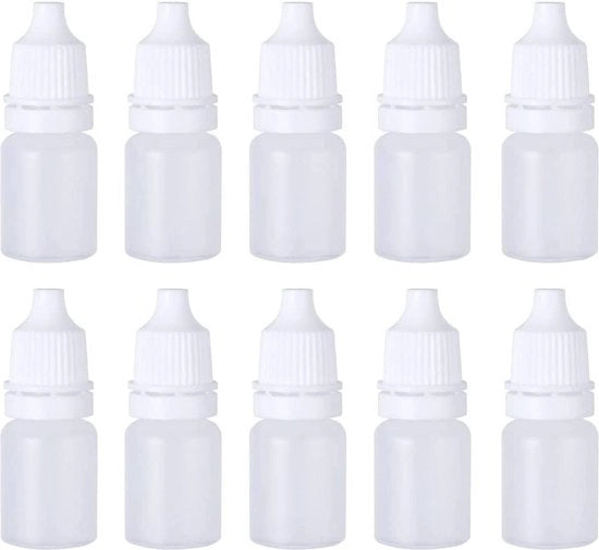 Flessi da 5 ml - Flessi flessibili con tappo - Flessi vuoti da 10 pezzi