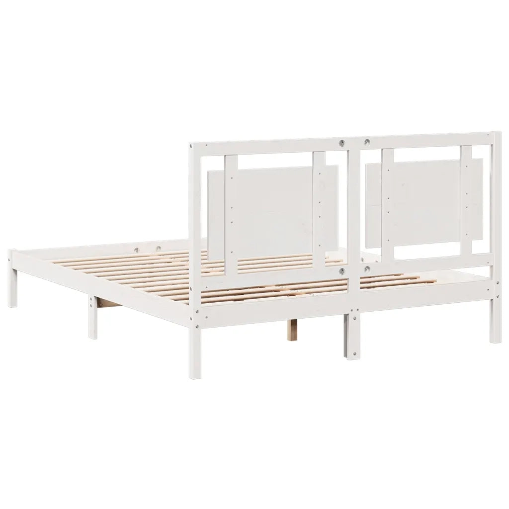 Giroletto Extra Lungo senza Materasso Bianco 160x210cm Massello