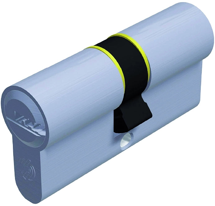 Securemme CILINDRO CROMO SATINATO K2 5 chiavi  mm. 85 (35+50)