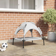 Letto per Cani Grigio Argento 63 x 49,5 x 60 cm Acciaio 42008193