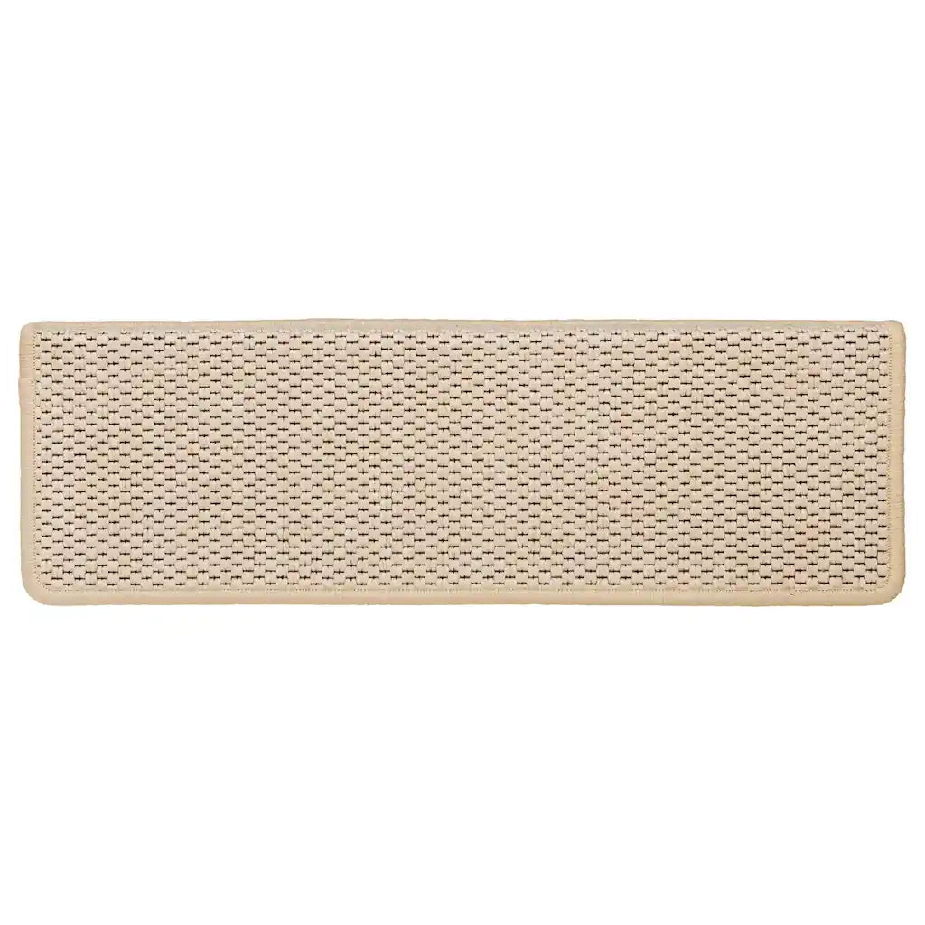 Tappeti Autoadesivi Scale Aspetto Sisal 30 pz 65x21x4 cm Berber 3365893