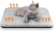 Asciugamano autoiscalmante per cani e gatti - Asciugamano caldo - Lavabile - Antiscivolo - 70 x 48 cm