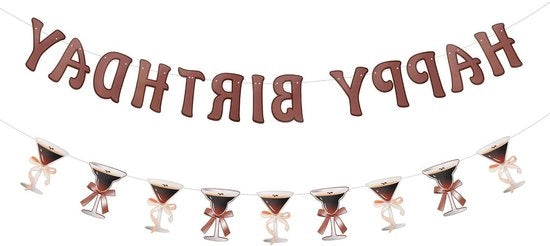 Decorazione per Festa di Compleanno, Ornamento e Drappeggio per Bar Martini