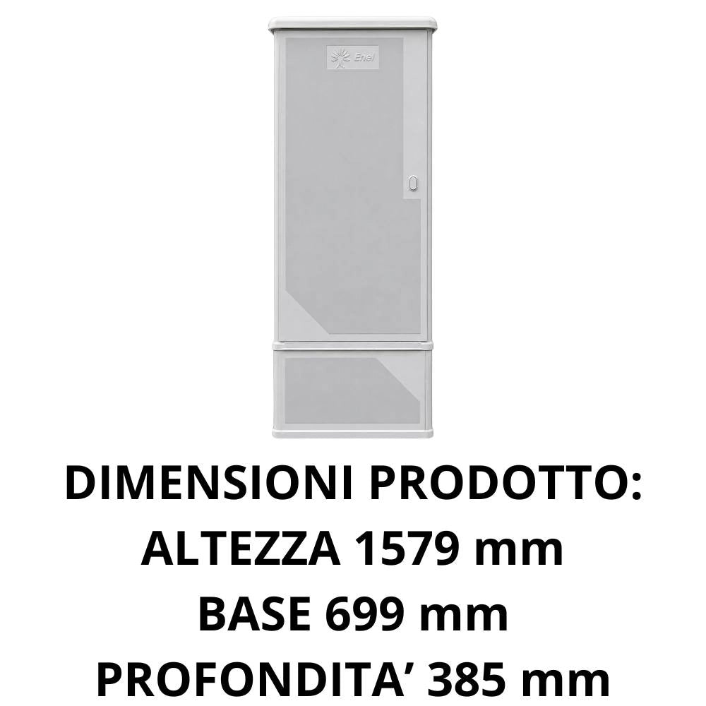 Armadio in vetroresina dkc conchiglia per gruppi di misura trifase