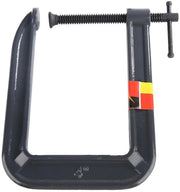 Clessidra per legno con progetto robusto - C-clessidra - Acciaio resistente - Lavorazione manuale del legno - Maniglia a torsione - Distanza di chiusura 100 mm