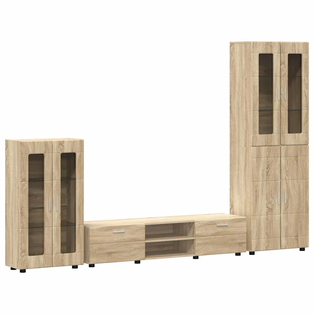 Set mobile TV FLORIN 3 pcs Rovere Sonoma Legno multistrato 3397976